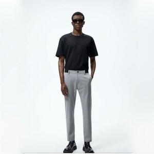 Zara Light Gray Chinos for Men